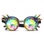Kaleidoscope Rainbow Crystal Steampunk Goggles