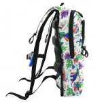 kandypack rave hydration backpack with dinosaurs